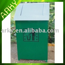 Boa qualidade Outdoor Metal Wastebin